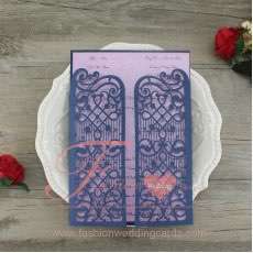 Indian Laser Cut Gatefold Wedding Invitations